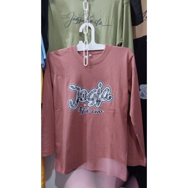 KAOS JOGJA KATUN CARDET LENGAN PANJANG