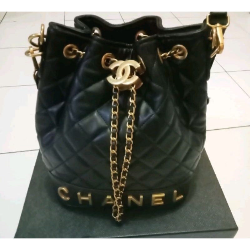 Tas serut wanita//tas serut Bucket bag//tas serut besar