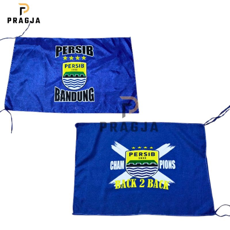 Bendera persib Bendera viking Persib juara 4 Bintang