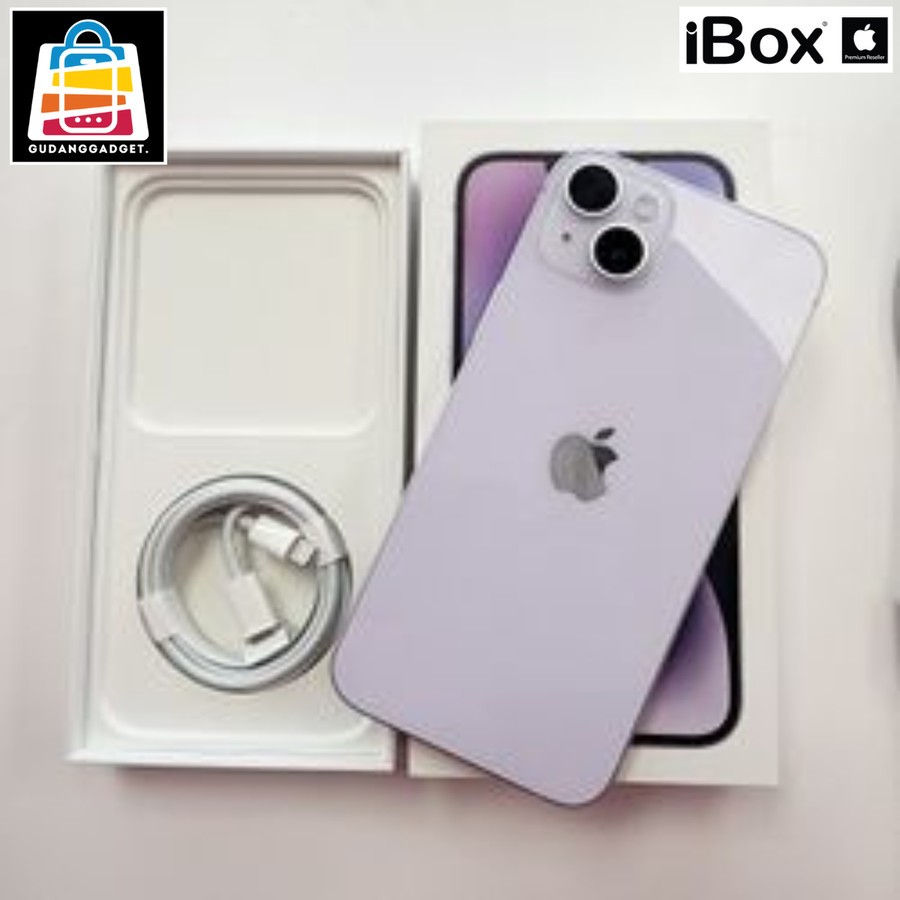 iPhone bekas | iPhone 14 PLUS 128 256GB Second Fullset Resmi ALL Operator