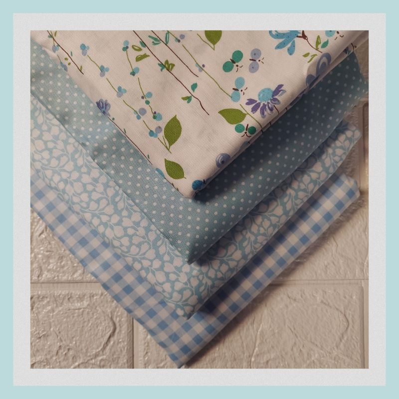 1 set Kain Perca Katun Jepang Tokai Senko
