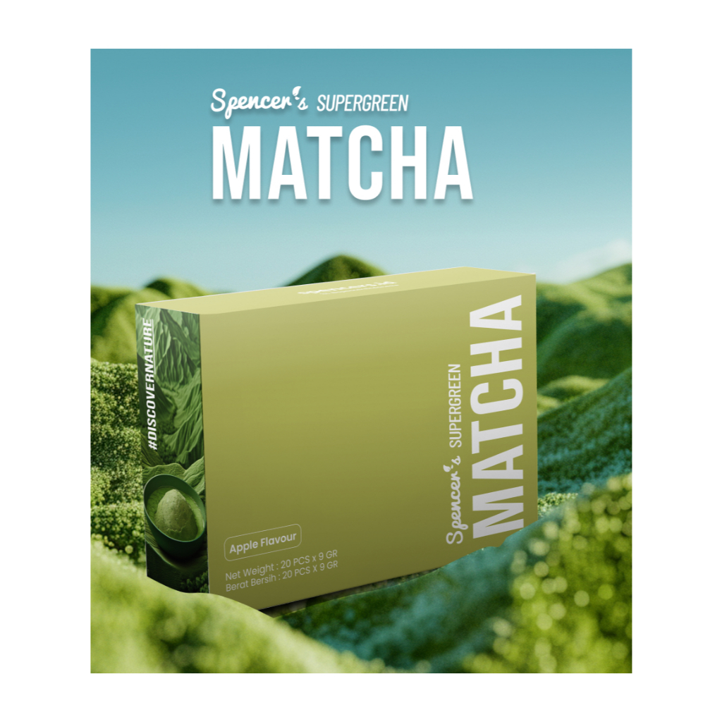 

SPENCERS SUPERGREEN MATCHA PER BOX MINUMAN DIET BAKAR LEMAK
