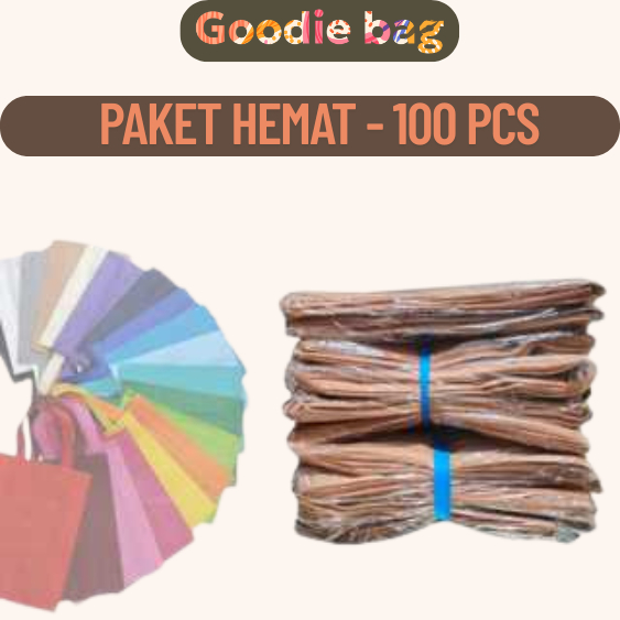 

(PAKET HEMAT 100-PCS) Tas Hls Box dus 22x22 Tas Spunbond Tas box nasi DLL