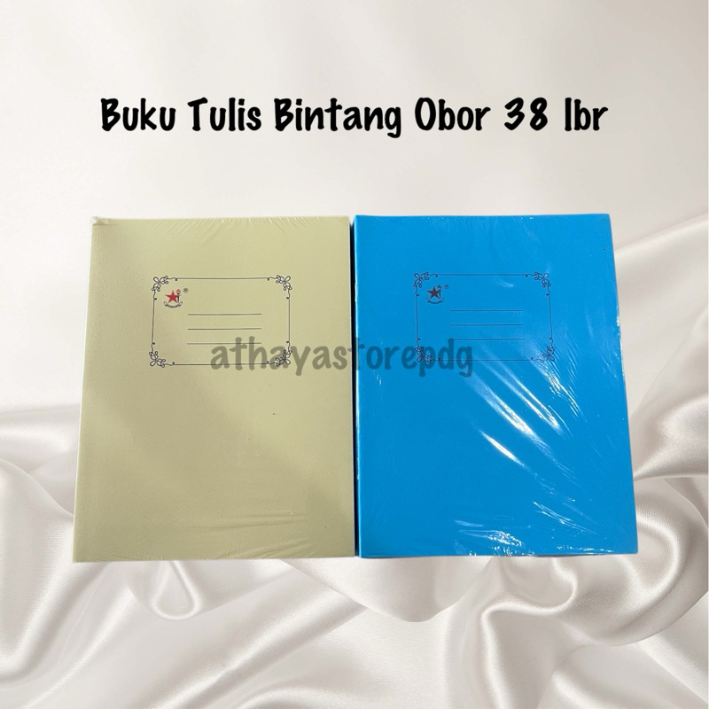 

BUKU TULIS BINTANG OBOR 38 lbr (10 buah)
