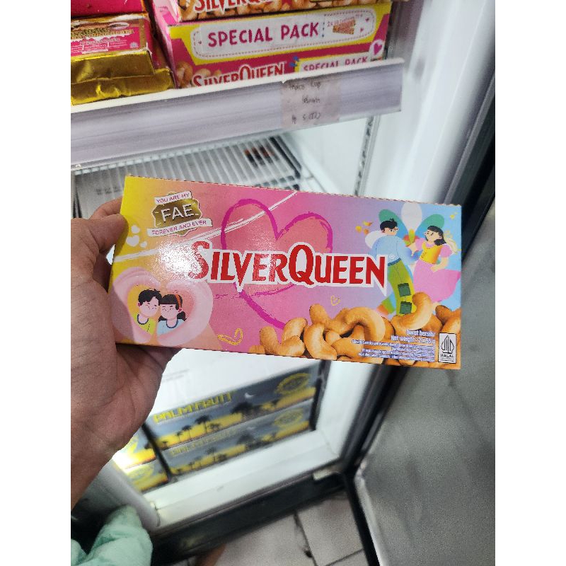 

silverqueen cashew 55 gram x 2 pcs