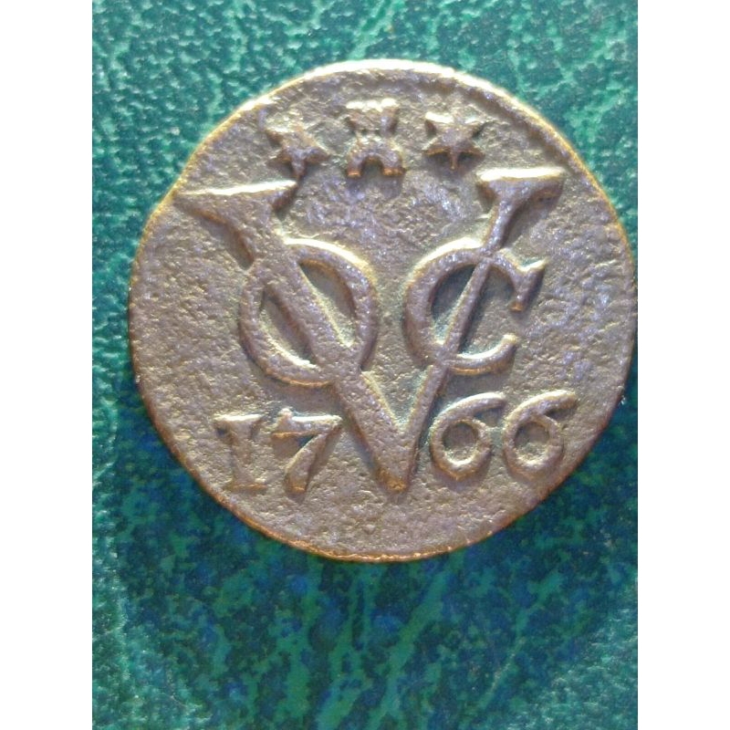 paket uang koin VOC tahun 1766 sangat bagus asli