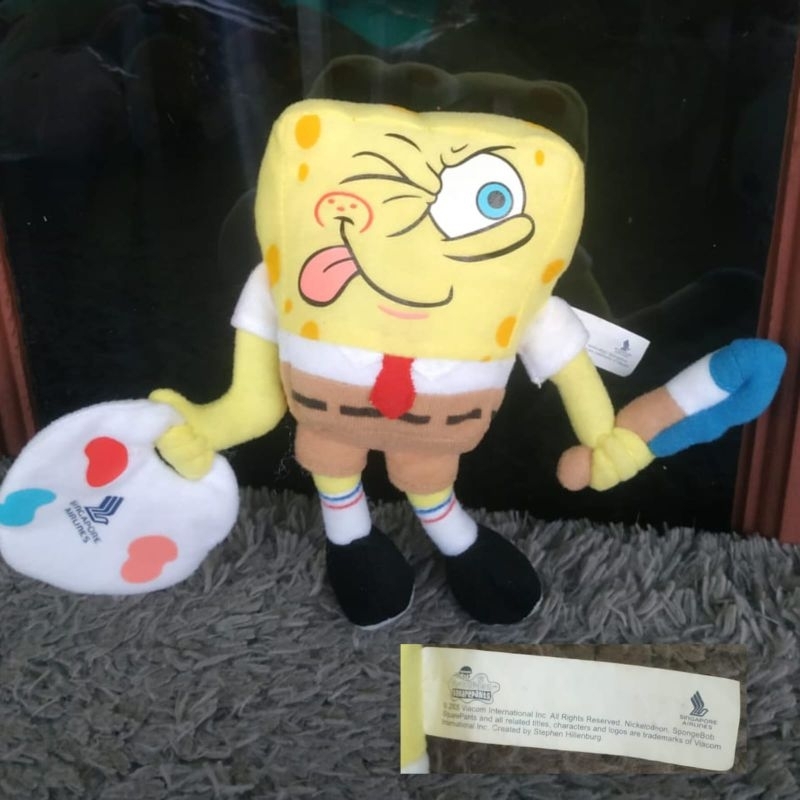 Boneka Spongebob Profesi Pelukis Brand Original Spongebob Squarepants
