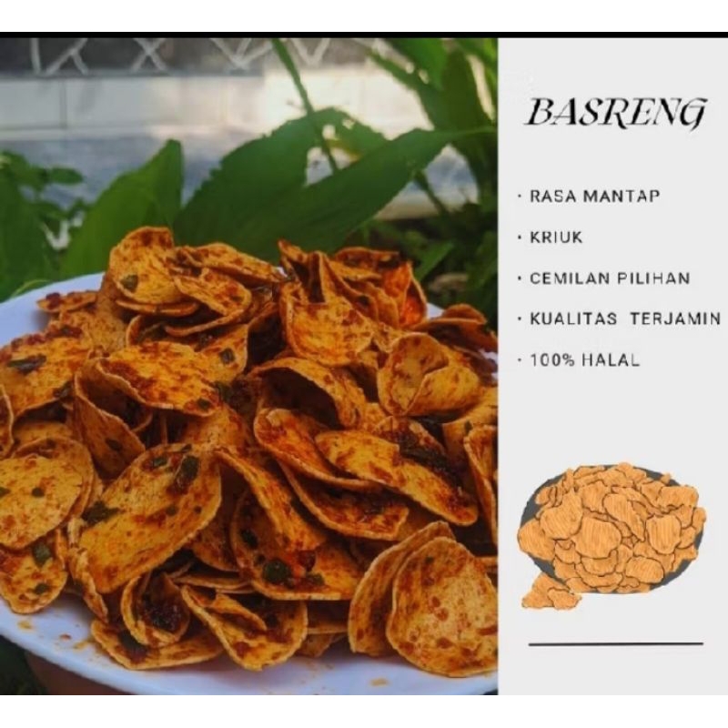 

BASRENG EXTRA PEDAS DAUN JERUK 1KG