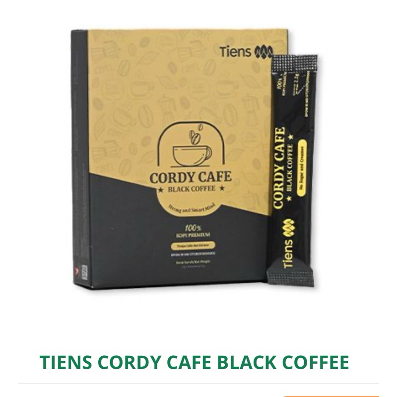 

Kopi penambah Tenaga Cordy Black Coffe Kopi Hitam Ampuh