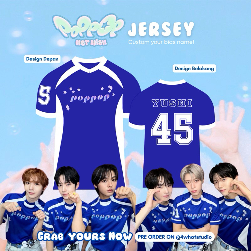 NCT WISH Poppop Jersey inspired by outfit NCT WISH
