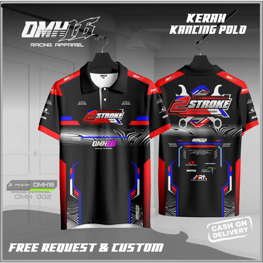 Kaos jersey racing 2 stroke lover indonesia - Baju Jersey 2stroke 01