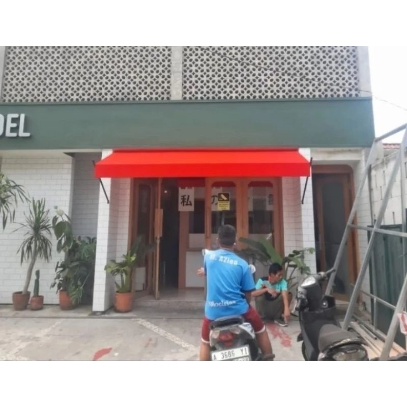 kanopi kain awning model tombak