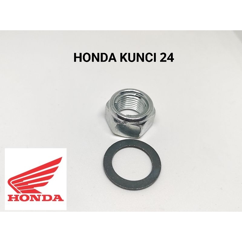 MUR RODA BELAKANG HONDA KUNCI 24 + RING ORIGINAL