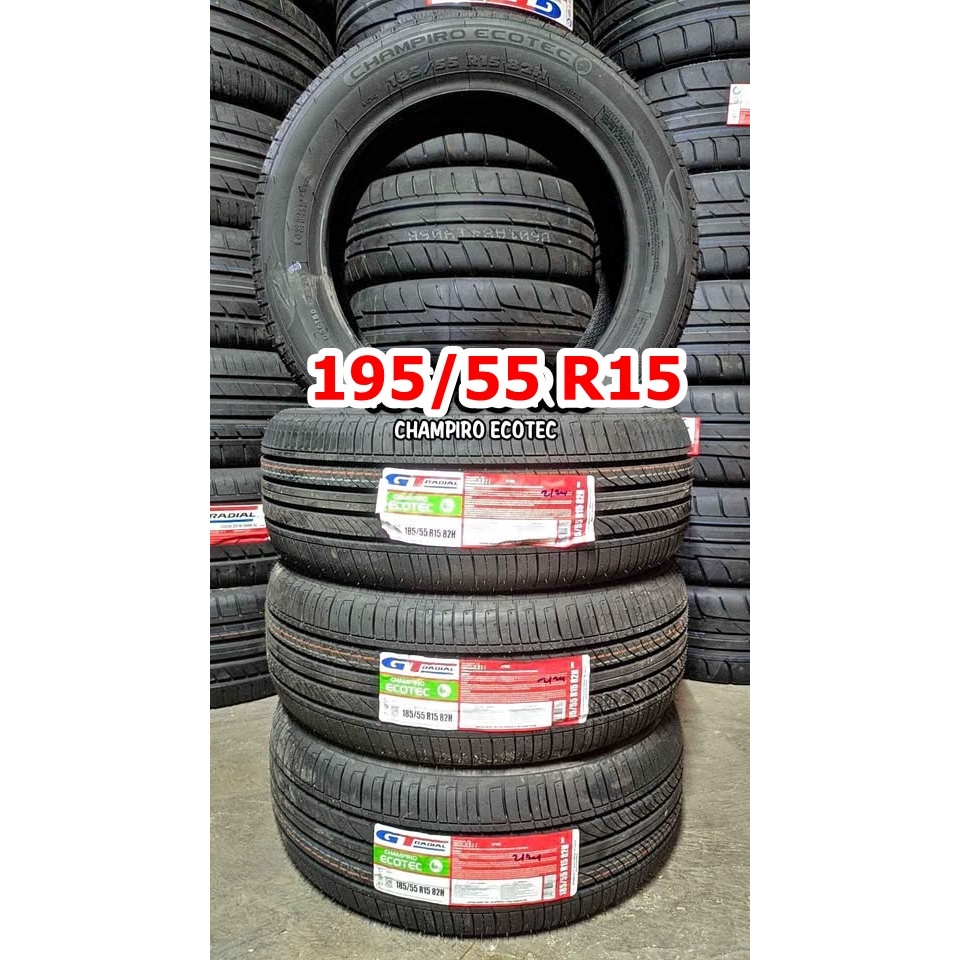 Ban mobil GT Radial 195/55 R15 Champiro Ecotec ban ring 15 195 55 tubeles