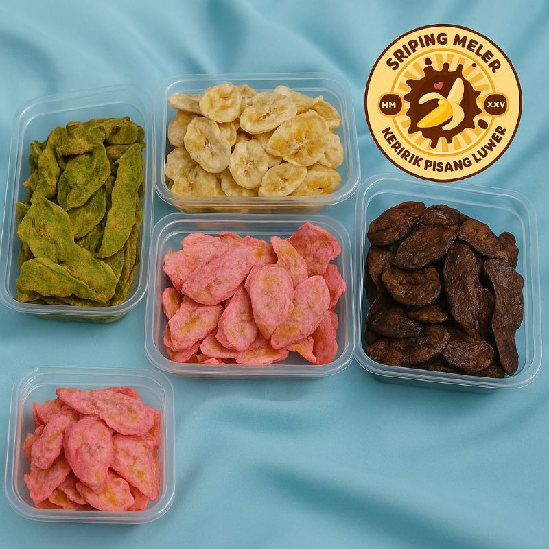 

Sriping Meler - Keripik Pisang Coklat