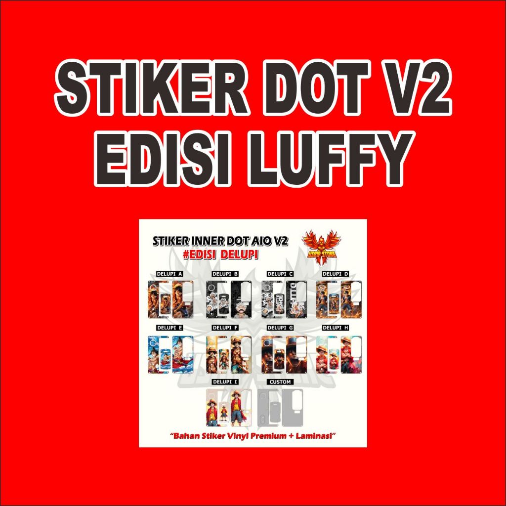 

STIKER DDHOOTT PHYY DHUAA DESAIN LUFFY