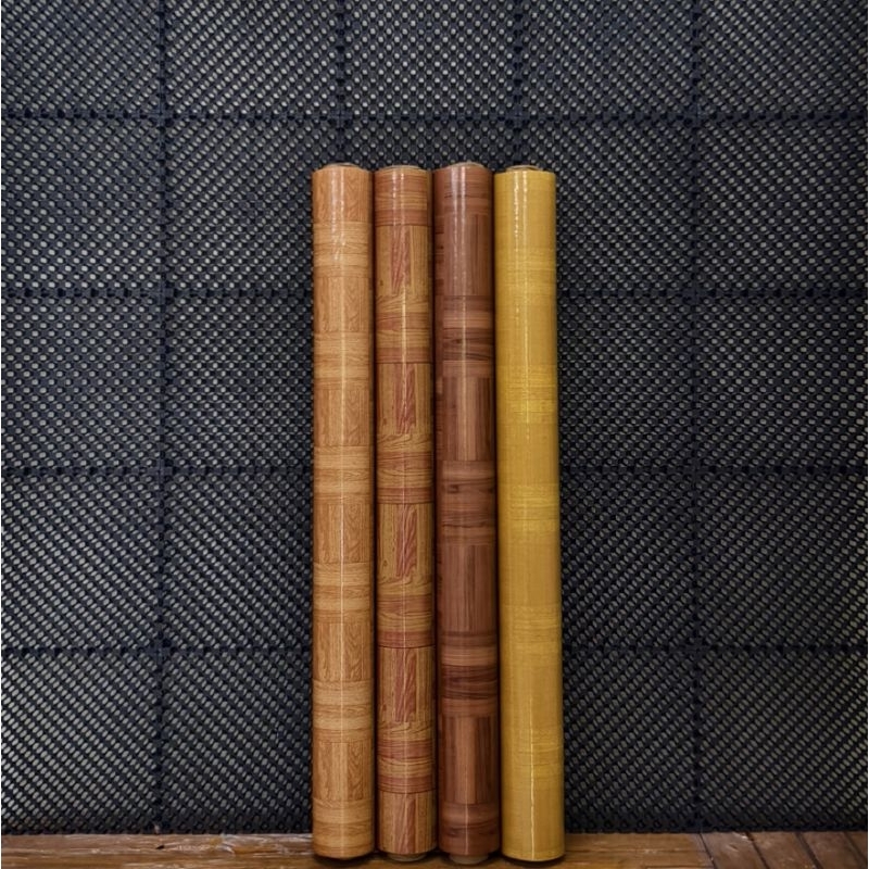 Samiafdol_ Karpet Lantai Plastik Meteran Motif Kayu Pasir Keramik Catur Alas Taplak Meja Original!!!