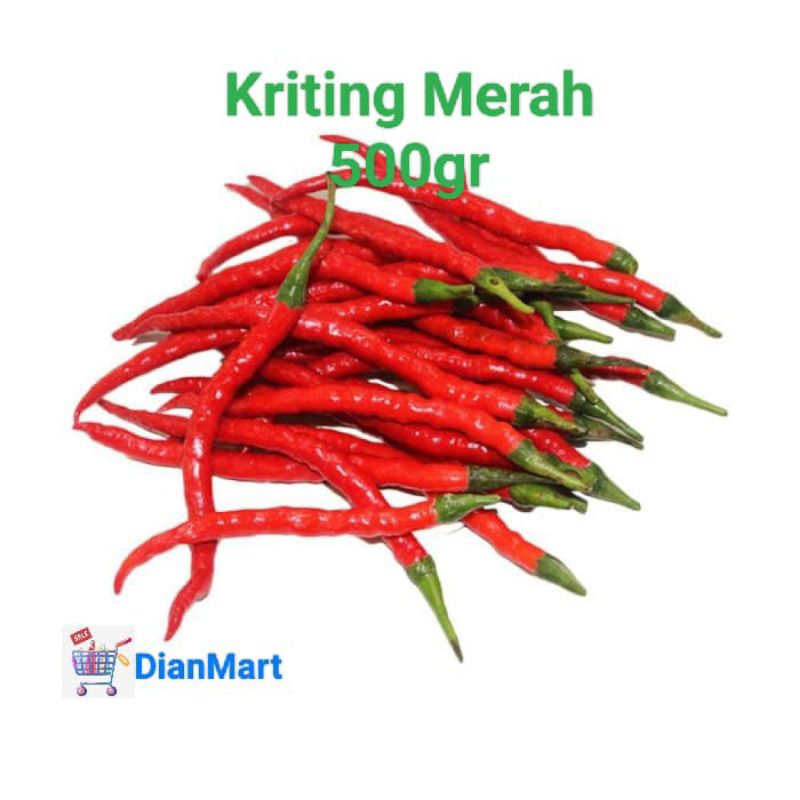 

cabai kriting merah 500gr