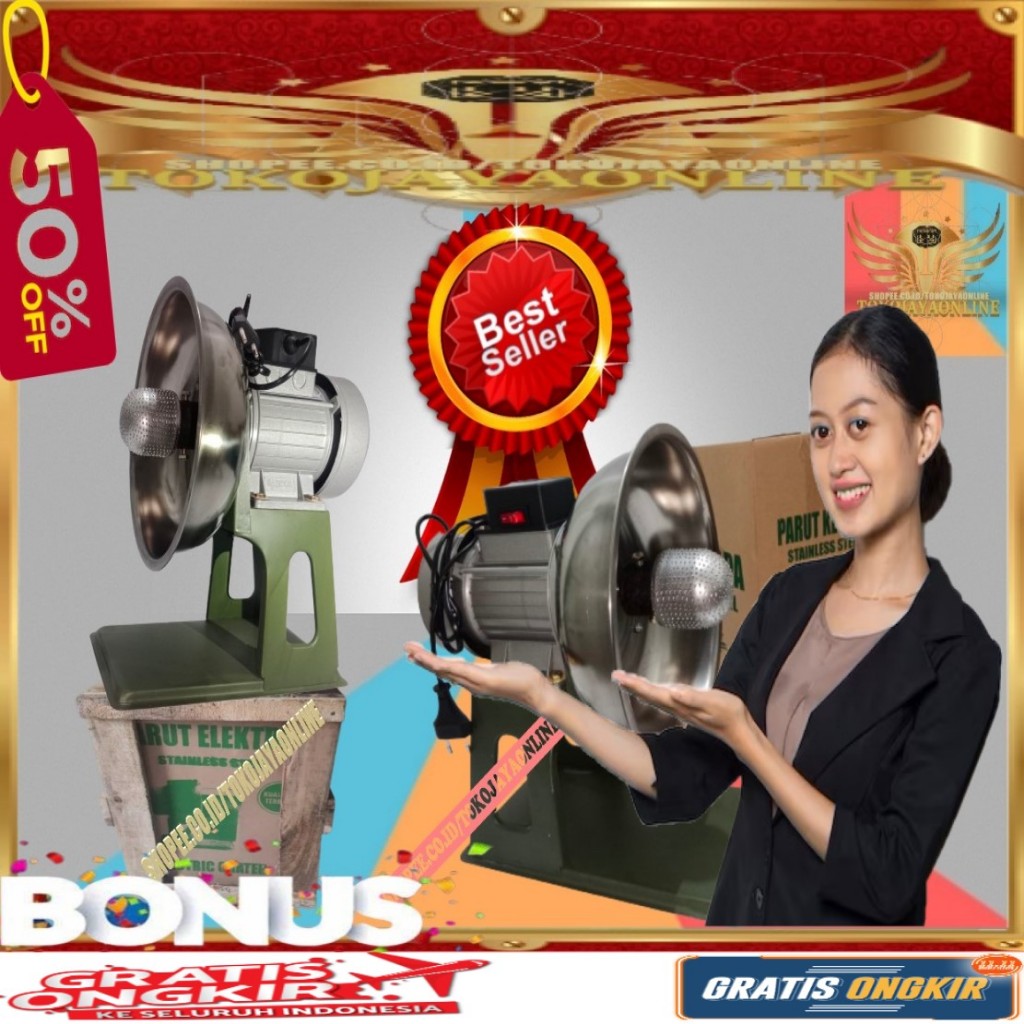 Parut Kelapa Listrik,Parut Buah,Parut Melon,Parut Ubi,Parut Ketela,Parut Wortel,Parut Bison Listrik,