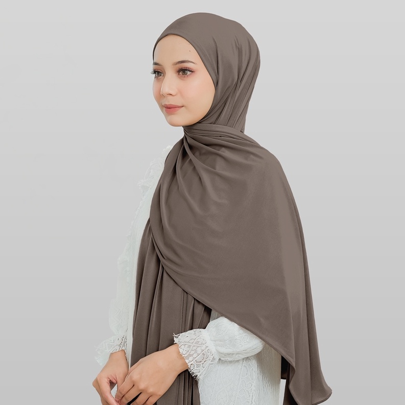 55RECOMENDED   Pashmina Instan Jersey Premium