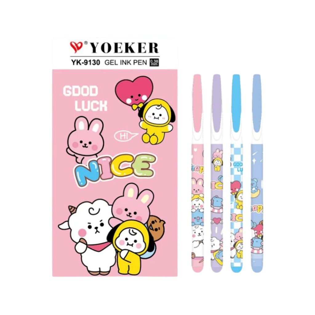 

1 LSN / 12 Pcs Gel Pen Yoeker YK-9130 BTZ1