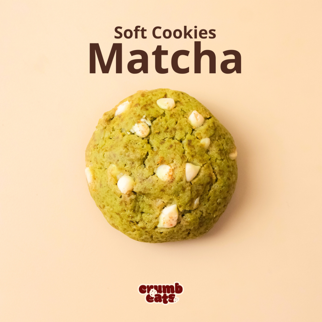 

CrumbEats-Soft Cookies-Soft Baked Chewy Cookies-Matcha