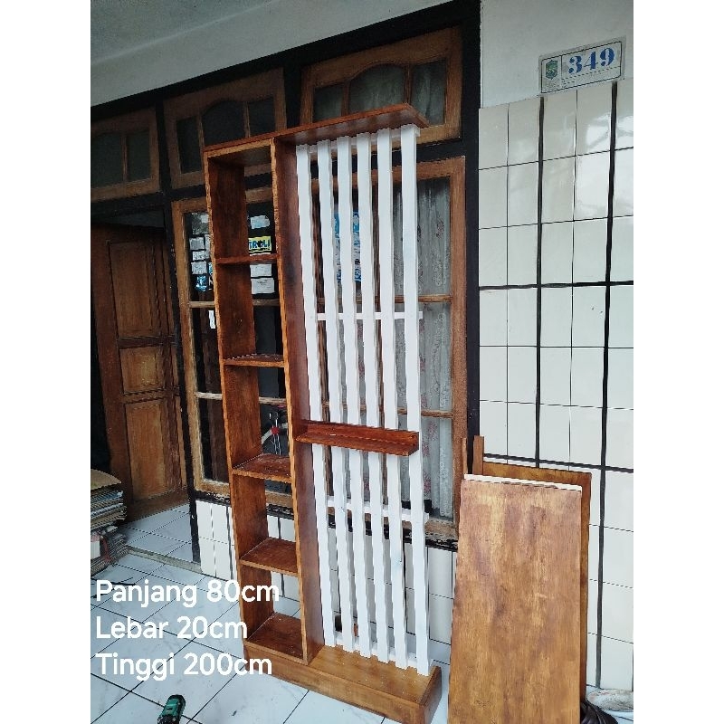 PENYEKAT RUANGAN MINIMALIS PARTISI RUANGAN RAK PARTISI