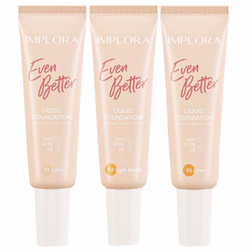 IMPLORA EVEN BETTER LIQUID FOUNDATION IVORY