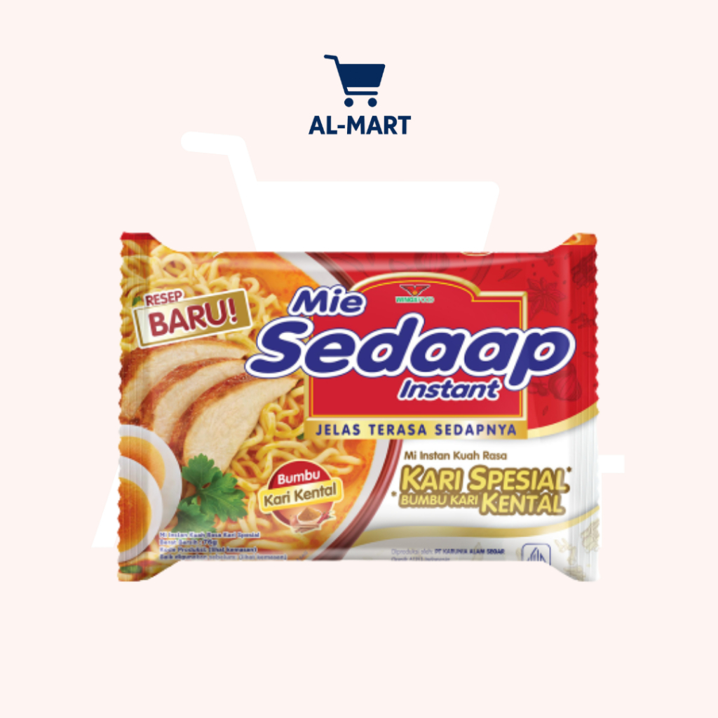 

Mie Sedaap Kuah Kari Spesial 76 gr Instant Curry Noodles - Mie Sedap Kari Ayam Kental