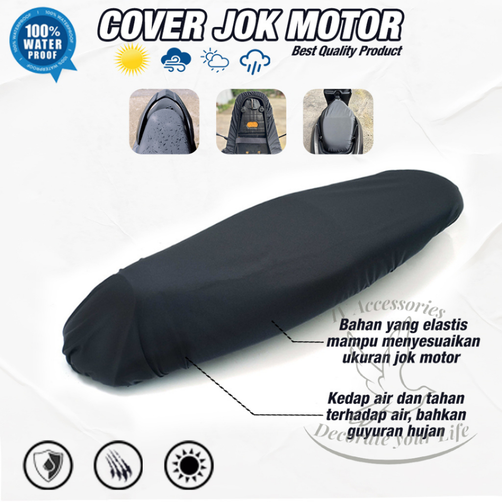 Sarung jok motor bahan tebal sarung jok motor anti air cover jok motor anti air anti cakar sarung jo