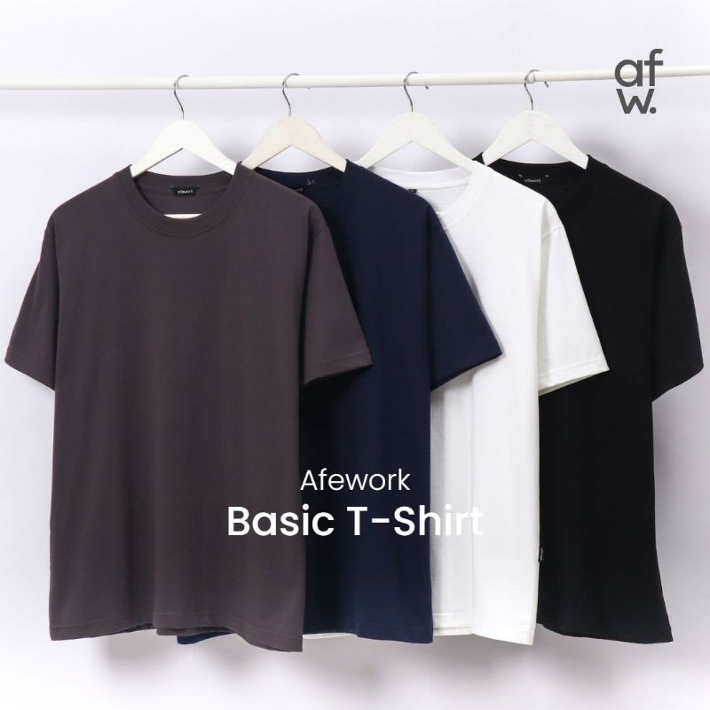 AFEWORK BASIC T-SHIRT, KAOS POLOS PREMIUM BY AFEWORK