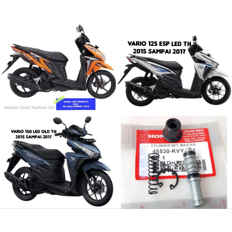 Seal Sil master rem kit Kiri depan KVY Vario 125 fi old th 2012-2014 Vario 125 esp LED 2015-2017, Va
