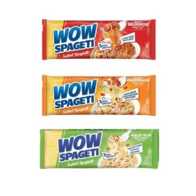 

WOW SPAGHETI MAYORA ALA RESTO / INSTANT SPAGHETTI BOLOGNESE / CARBONARA 84 GRAM