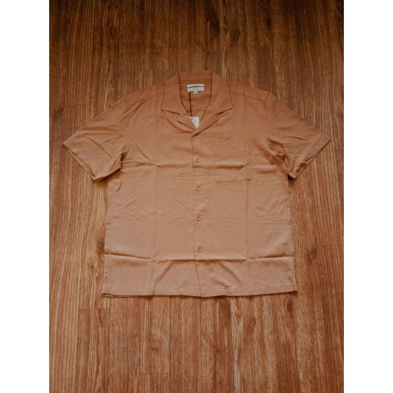 Kemeja Basic Cotton Rayon Open Collar TATE