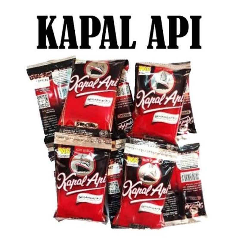 

Kopi Kapal Api 6 gram 1 renteng isi 10