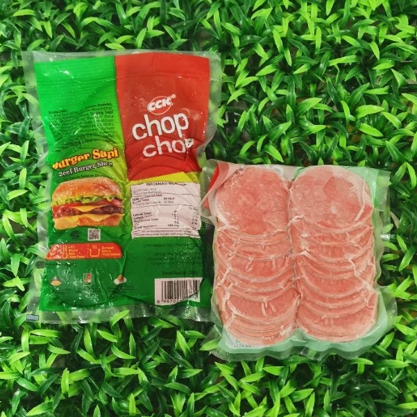 

Chop chop Burger Daging Sapi Beef Slice Smoked Beef Isi 20