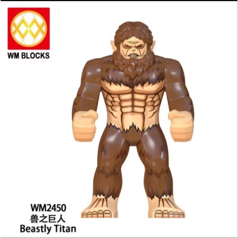 Mainan Action figure attack on Titan beastly Titan keren