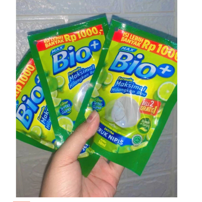 Max Bio+ Sabun Cuci Piring / Sabun Cuci Piring BIO+ 50 ml / Bio plus sabun cuci piring 50 ml