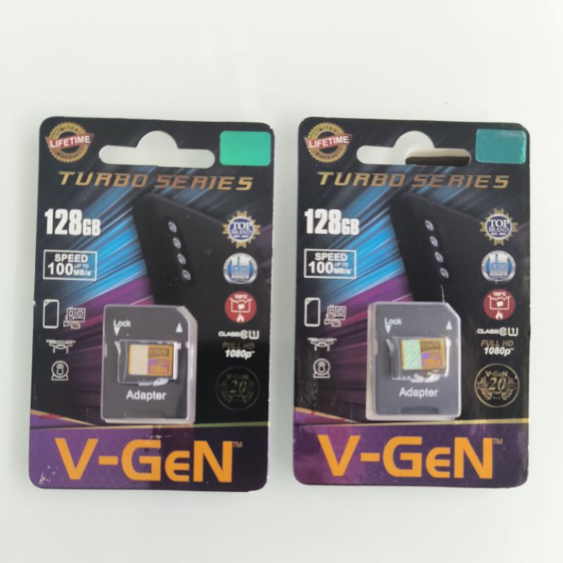 Memory Vgen 128Gb dengan adapter kamera