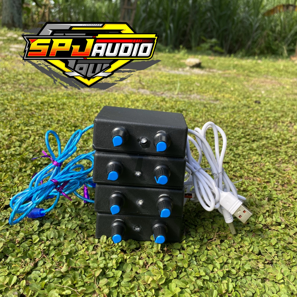 Power Audio Amplifier Ampli mini Paket Lengkap Siap Cek Sound Miniatur SPJ AUDIO