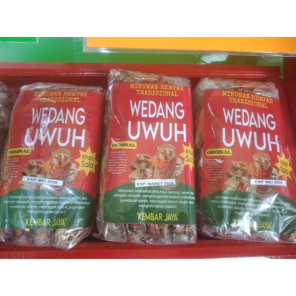 

WEDANG UWUH MINUMAN REMPAH TRADISIONAL KHAS SOLO