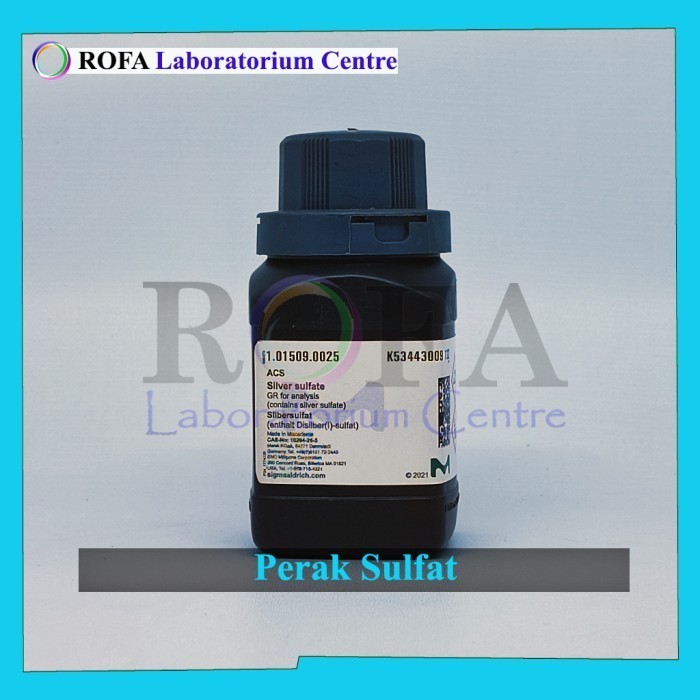 Perak Sulfat / Silver Sulfate / Ag2SO4 Pro Analisis 25 gram