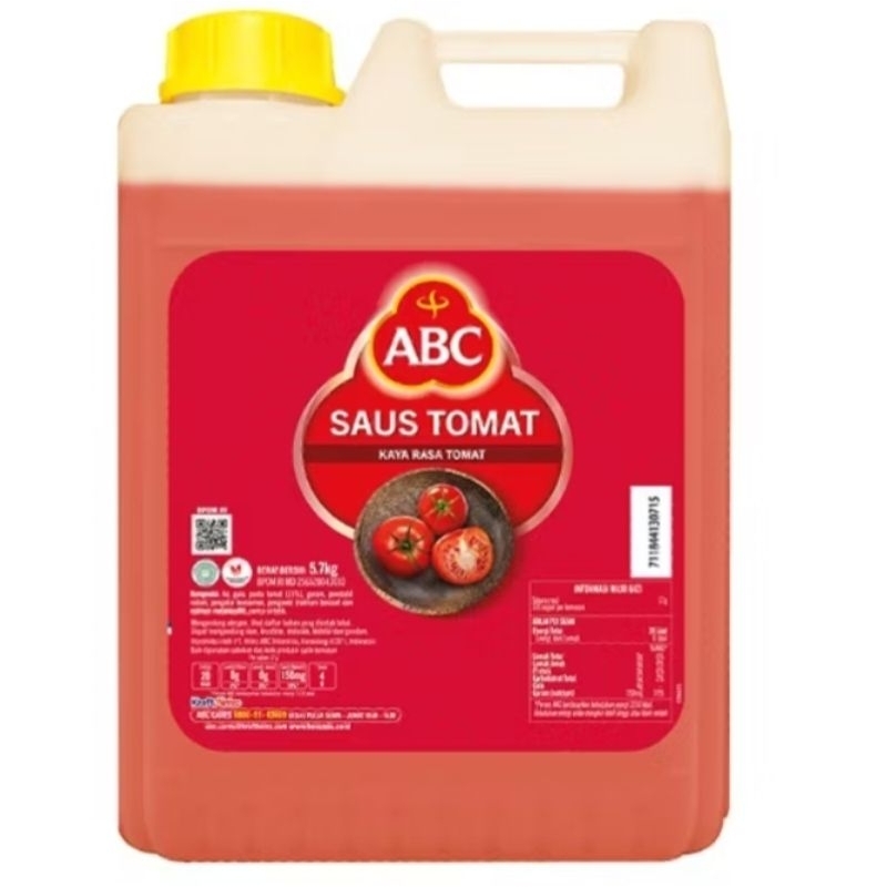 

Saus tomat abc drigen 5,7kg