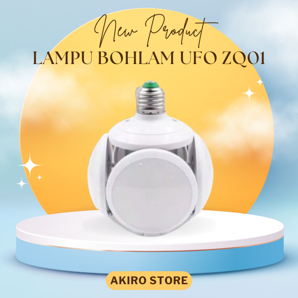 2024 Produk Baru Lampu Bohlam LED Bentuk UFO 30 Watt ZQ01
