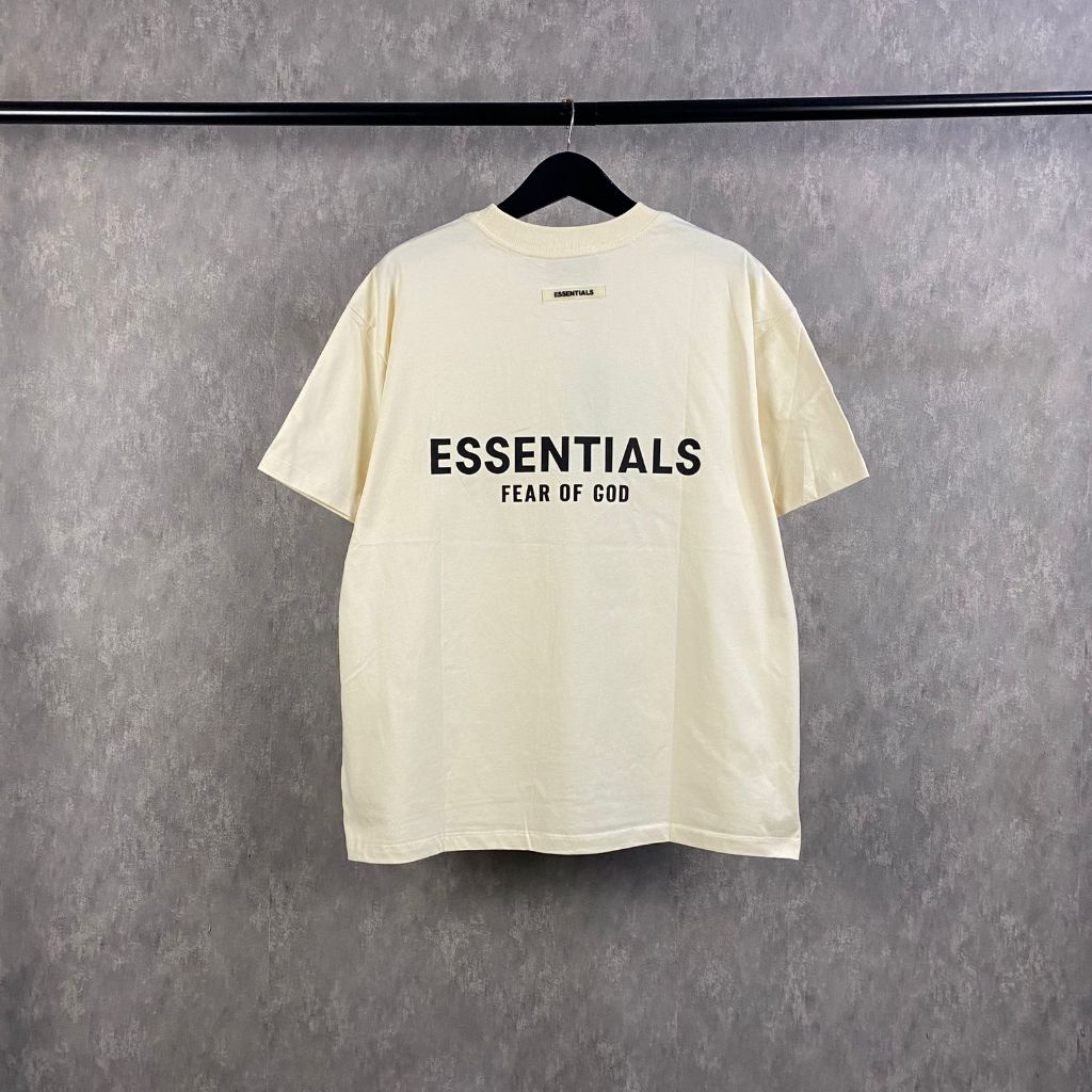 Kaos essentials unisex baju kaos essentials import pria wanita high quality 1:1 oversize tee