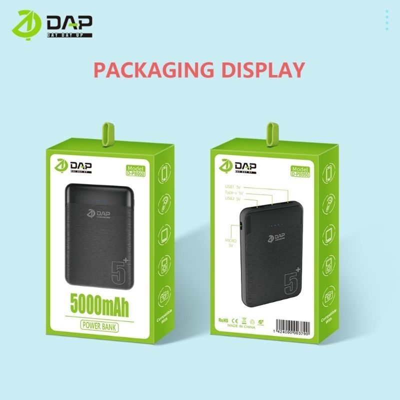 power bank 5000 Mah DAP D-PB050