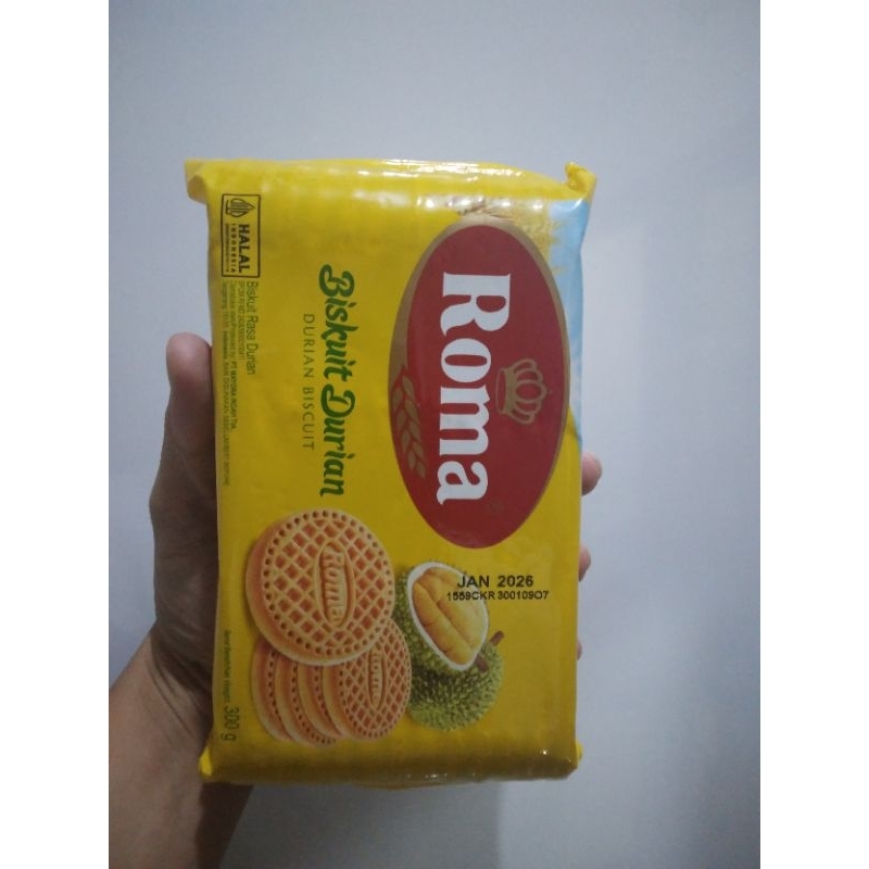 

Biskuit Roma Durian Kemasan 300 Gram