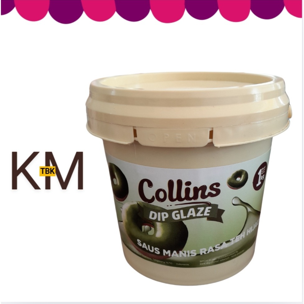 

Collins Dip Glaze Green Tea 250 gr & 500 gr (Repack)