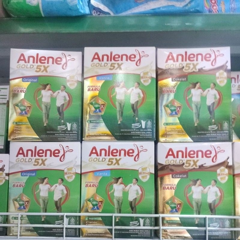 

Anlene Gold 5x Vanila Coklat Original 600gr