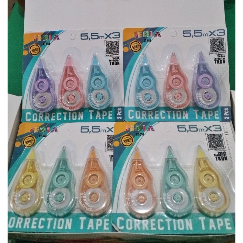 

Correction / Tipex Kertas Jenia CT-014 set